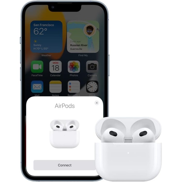 Auriculares Apple Airpods 3 con Estuche de Carga