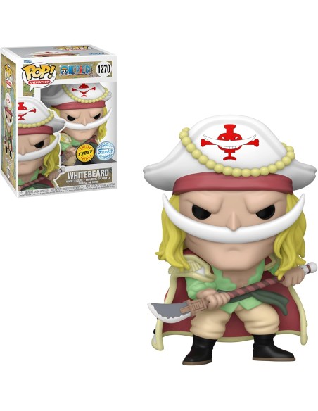 Figura Funko Pop! Animación One Piece Whitebeard Modelo 1270 | 62683 Edición Chase y Especial de Funko | Outlet | Caja Dañada
