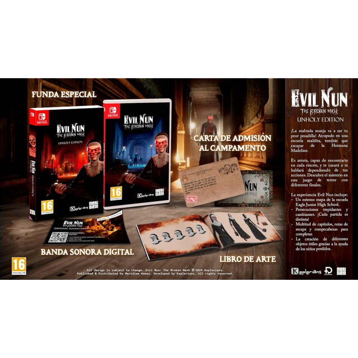 Juego Evil Nun: The Broken Mask Unholy Edition...