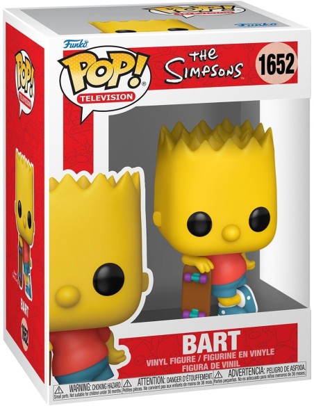 Figura Funko Pop! Televisión Los Simpsons Bart Modelo 1652 | 80071