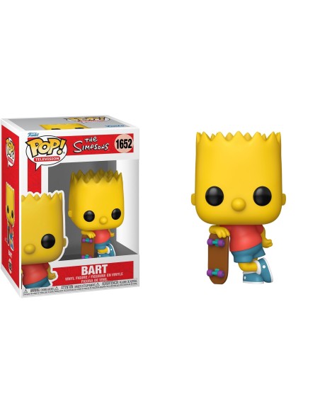 Figura Funko Pop! Televisión Los Simpsons Bart Modelo 1652 | 80071