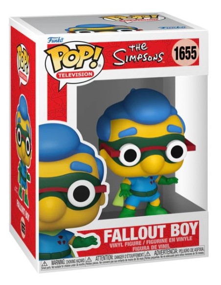 Figura Funko Pop! Televisión Los Simpsons Fallout Boy Modelo 1655 | 80074