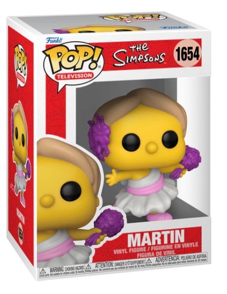 Figura Funko Pop! Televisión Los Simpsons Martin Modelo 1654 | 80073
