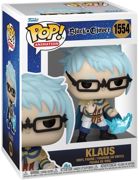 Figura Funko Pop! Animación Black Clover Klaus Modelo 1554 | 72118
