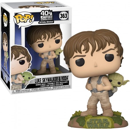 Figura Funko Pop! Star Wars Luke Skywalker y Yoda Modelo 363 | 46768