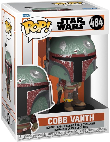 Figura Funko Pop! Star Wars Mandalorian Cobb Vanth Modelo 484 | 54522