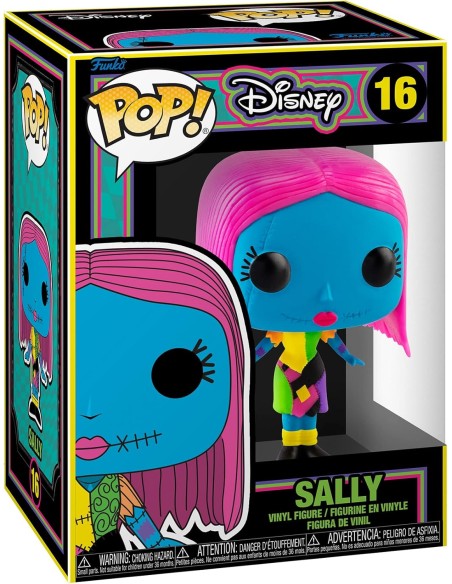 Figura Funko Pop! Disney Pesadilla antes de Navidad Sally Blacklight Modelo 16 | 63963