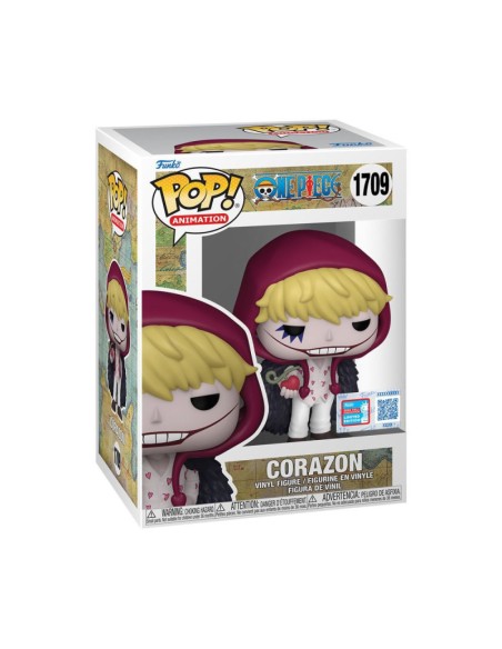 Figura Funko Pop! Animación One Piece Corazón Modelo 1709 | 78649 Edición Limitada Otoño 2024