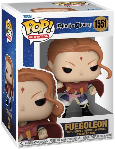 Figura Funko Pop! Animación Black Clover Fuegoleon Modelo 1551 | 72116