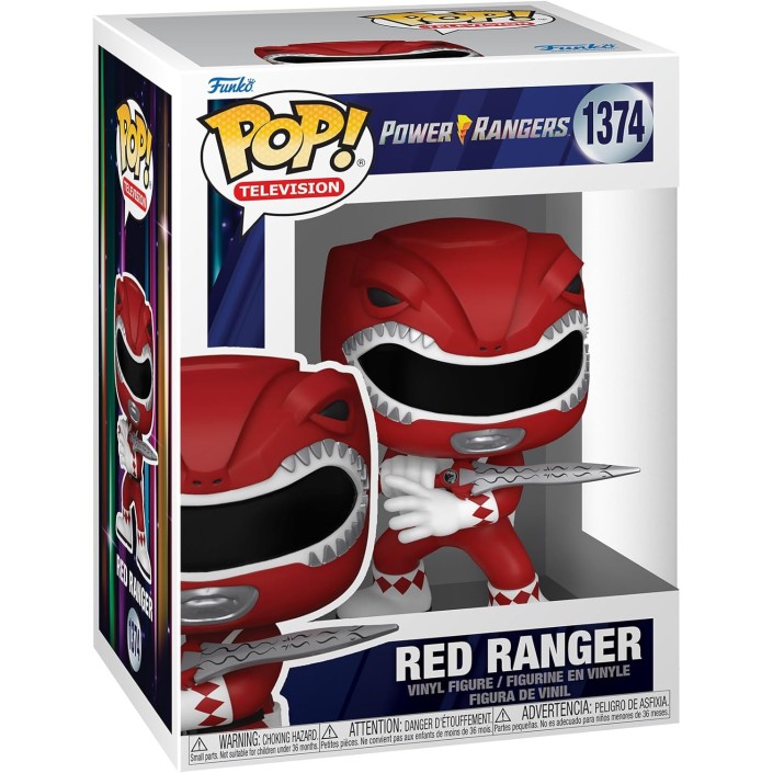 Figura Funko Pop! Power Rangers Rojo 30...