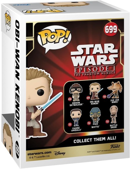 Figura Funko Pop! Star Wars Obi-Wan Kenobi Modelo 699 | 76018