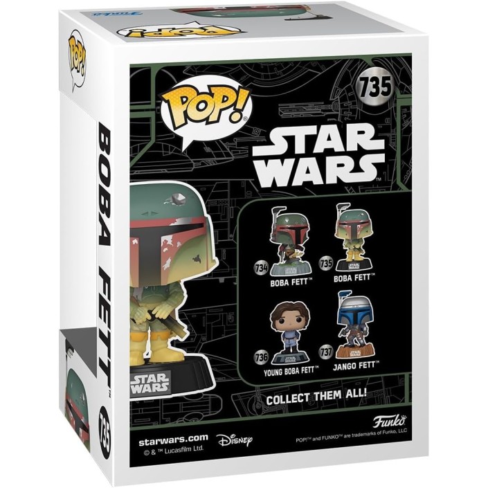 Figura Funko Pop! Star Wars Boba Fett Modelo...