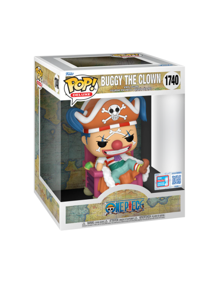 Figura Funko Pop! Animación One Piece Buggy El Payaso Modelo 1740 | 78666 Edición Limitada NY Otoño 2024