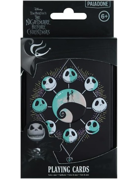 Paladone Baraja de Cartas de Poker Modelo Pesadilla Antes de Navidad