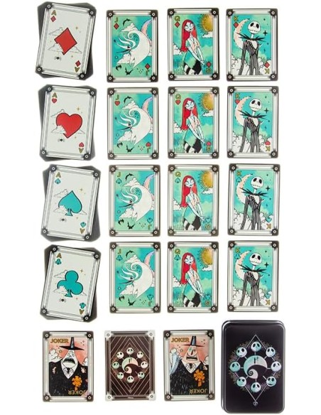Paladone Baraja de Cartas de Poker Modelo Pesadilla Antes de Navidad