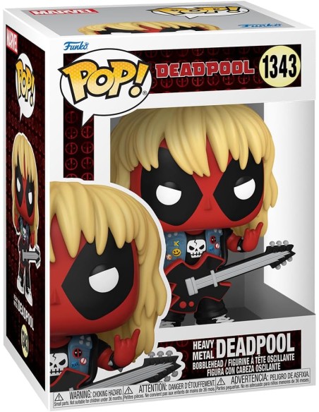 Figura Funko Pop! Marvel Deadpool Metal Band Modelo 1343 | 76078