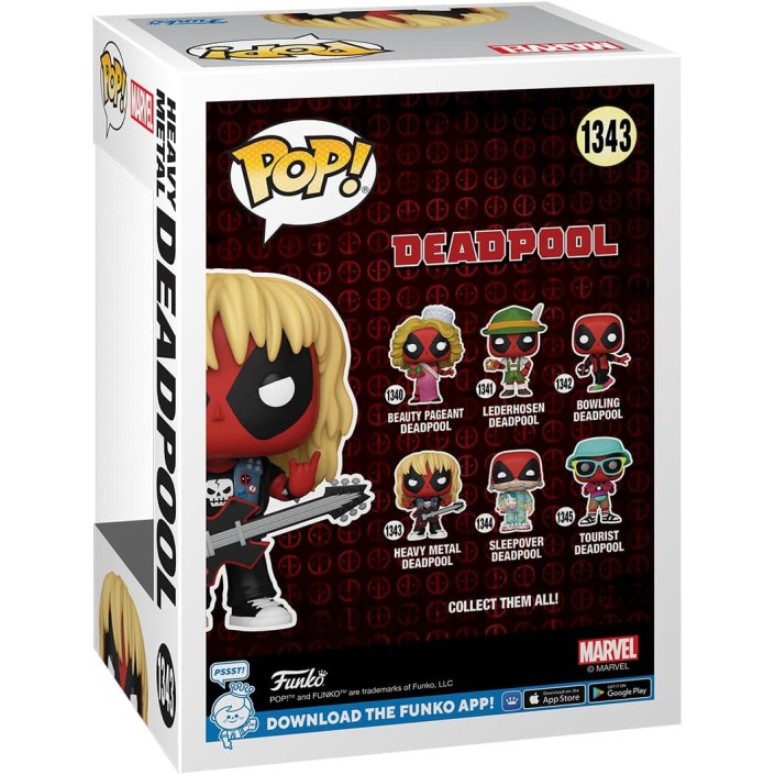 Figura Funko Pop! Marvel Deadpool Metal Band...