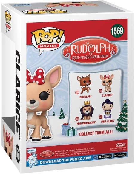 Figura Funko Pop! Películas Rudolph Clarice Modelo 1569 | 80794