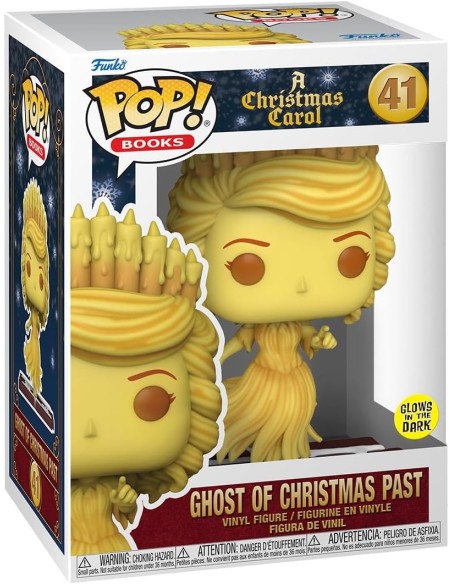 Figura Funko Pop! Libros Un Cuento de Navidad Fantasma del Pasado Modelo 41 | 81141 Edición Brilla en la Oscuridad