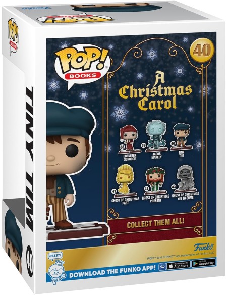 Figura Funko Pop! Libros Un Cuento de Navidad Tiny Tim Modelo 40 | 81146