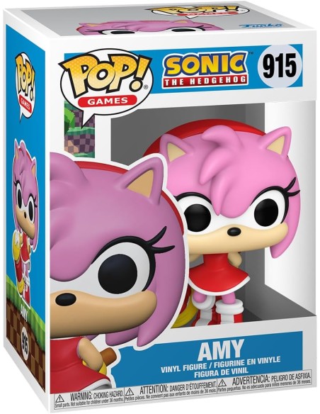 Figura Funko Pop! Juegos Sonic The Hedgehog Amy Rose Modelo 915 | 70582