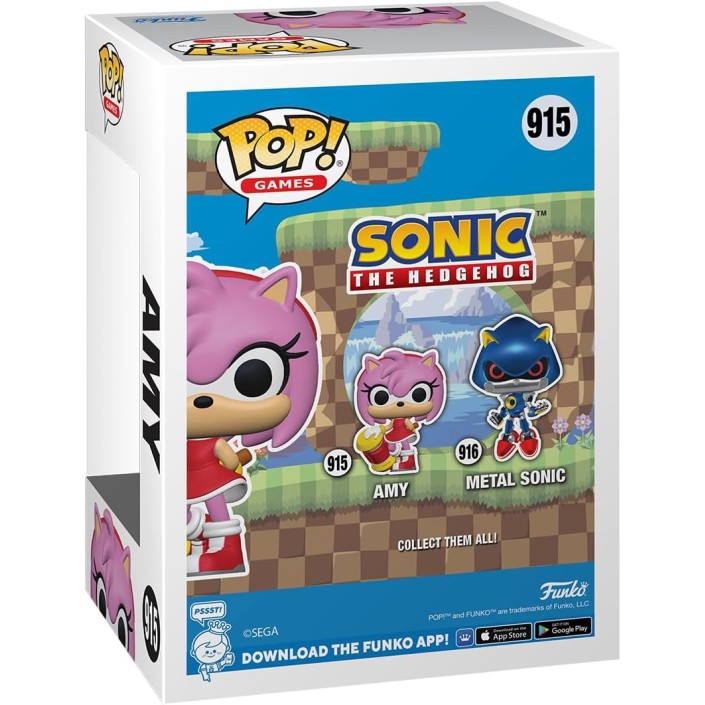 Figura Funko Pop! Juegos Sonic The Hedgehog Amy...