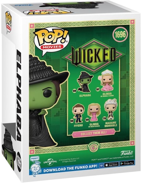 Figura Funko Pop! Películas Wicked Elphaba Modelo 1696 | 79747
