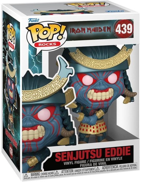 Figura Funko Pop! Rocks Iron Maiden Senjutsu Eddie Modelo 439 | 80488