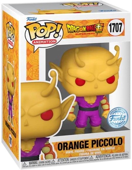Figura Funko Pop! Dragon Ball Super SH Piccolo Naranja Modelo 1707 | 77956 Edición Especial
