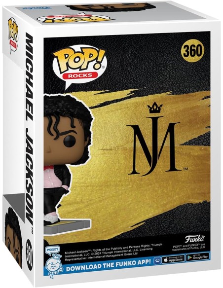 Figura Funko Pop! Rocks Michael Jackson BIlie Jean Modelo 360 | 72590