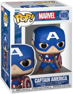 Figura Funko Pop! Marvel Capitán America Modelo 1419 | 82497 2