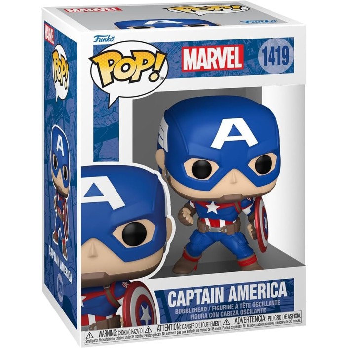 Figura Funko Pop! Marvel Capitán America Modelo...