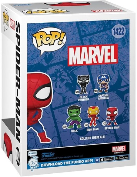 Figura Funko Pop! Marvel Spider-Man Modelo 1422 | 82500
