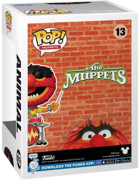 Figura Funko Pop! The Muppes Animal Modelo 13 | 78692 Edición Limitada Convención NY 24