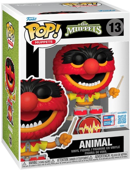 Figura Funko Pop! The Muppes Animal Modelo 13 | 78692 Edición Limitada Convención NY 24