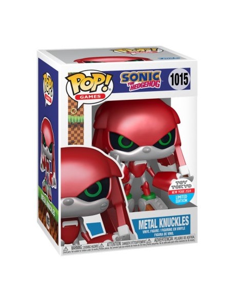 Figura Funko Pop! Juegos Sonic The Hedgehog Metal Knuckels Modelo 1015 | 78699 Edición Limitada Toy Tokio