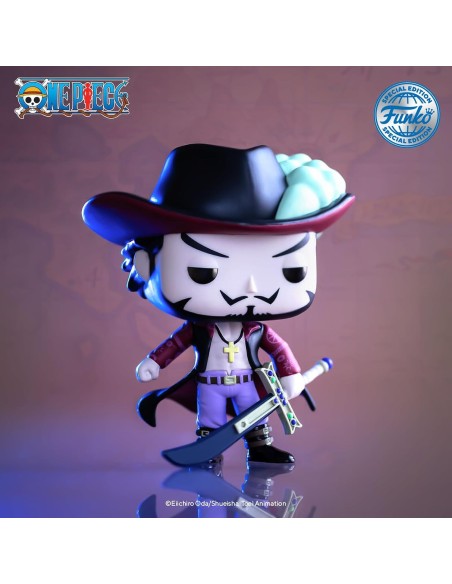 Figura Funko Pop! Animación One Piece Dracule Mihawk Modelo 1521 | 77108 Edición Especial