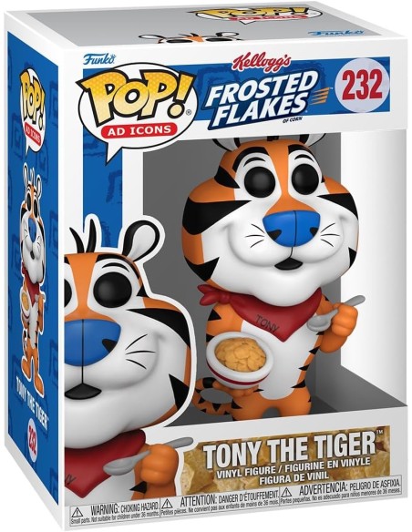 Figura Funko Pop! Iconos Kellogg´s Frosted Flakes Tony Tiger Modelo 232 | 81055