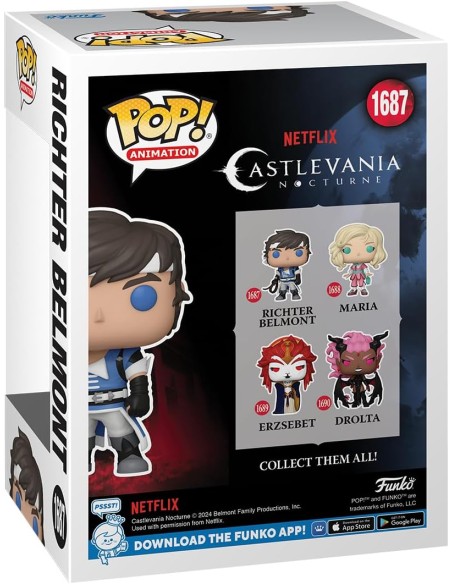 Figura Funko Pop! Animación Castlevania Ritcher Belmont Modelo 1687 | 80273