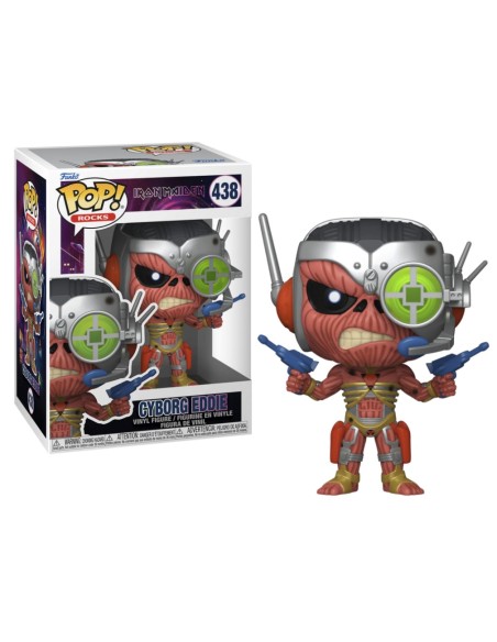 Figura Funko Pop! Rocks Iron Maiden Cyborg Eddie Modelo 438 | 80487