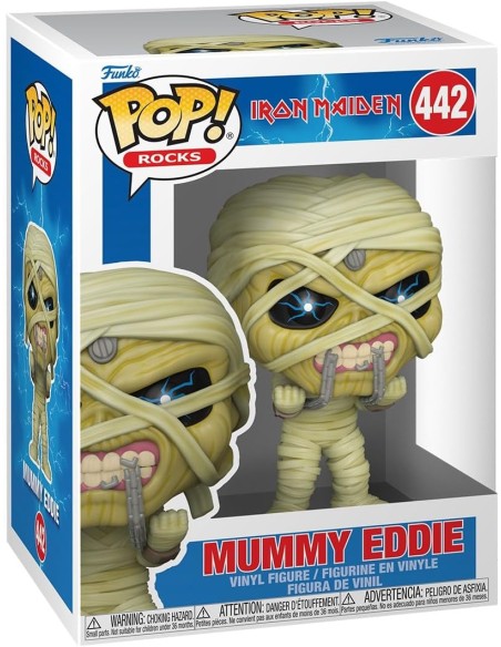 Figura Funko Pop! Rocks Iron Maiden Mummy Eddie Modelo 442 | 84021