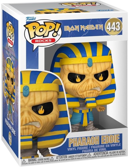 Figura Funko Pop! Rocks Iron Maiden Faraón Eddie Modelo 443 | 84022