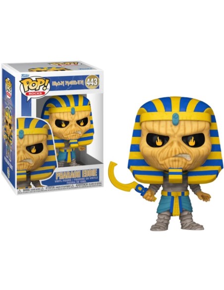 Figura Funko Pop! Rocks Iron Maiden Faraón Eddie Modelo 443 | 84022
