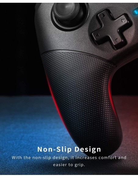 Mando Fenner Inalámbrico Pro para Para Nintendo SwitchNegro Rojo Azul