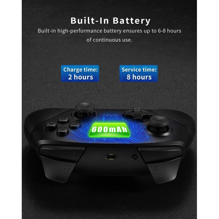 Mando Fenner Inalámbrico Pro para Para Nintendo...