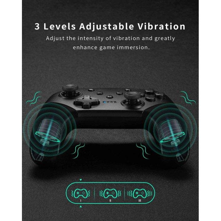 Mando Fenner Inalámbrico Pro para Para Nintendo...