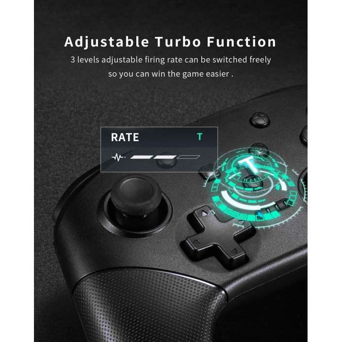 Mando Fenner Inalámbrico Pro para Para Nintendo...