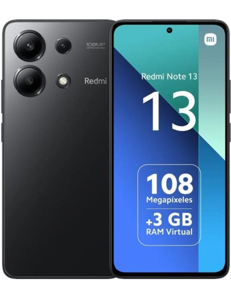 Xiaomi Redmi Note 13 de 6.67" 128Gb | 6GB Ram | Negro Midnight Black