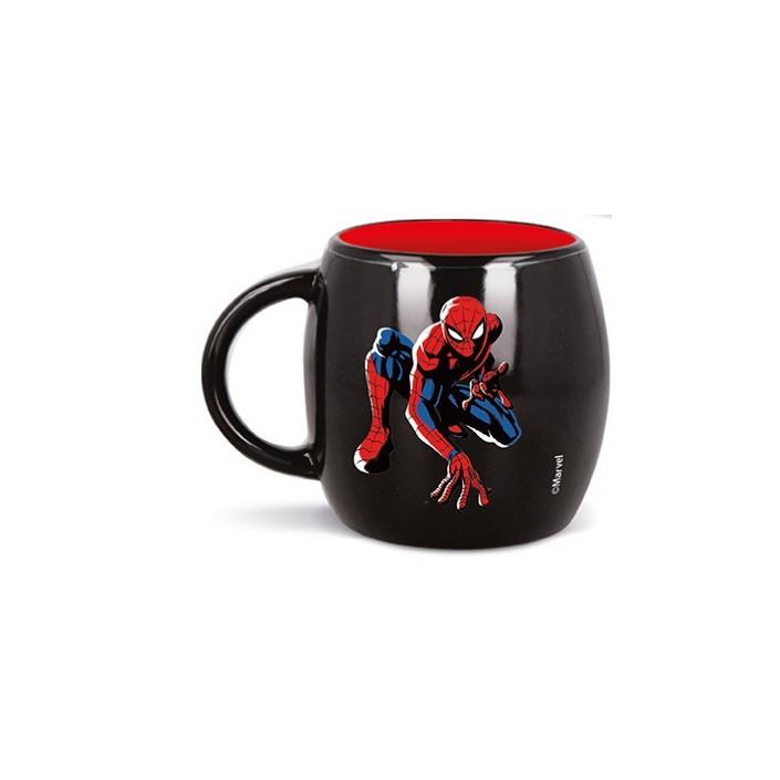 Taza Marvel Spider-Man de 380 ml Negro
