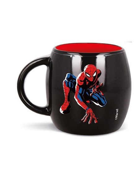Taza Marvel Spider-Man de 380 ml Negro